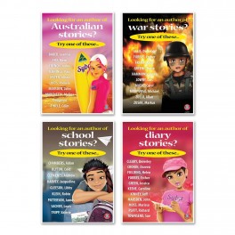 Genre Author Suggestions Posters Extension Set 2 A4