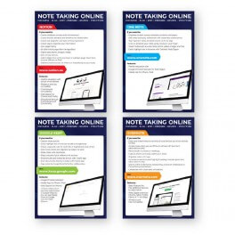 Online Note Taking Skills Posters