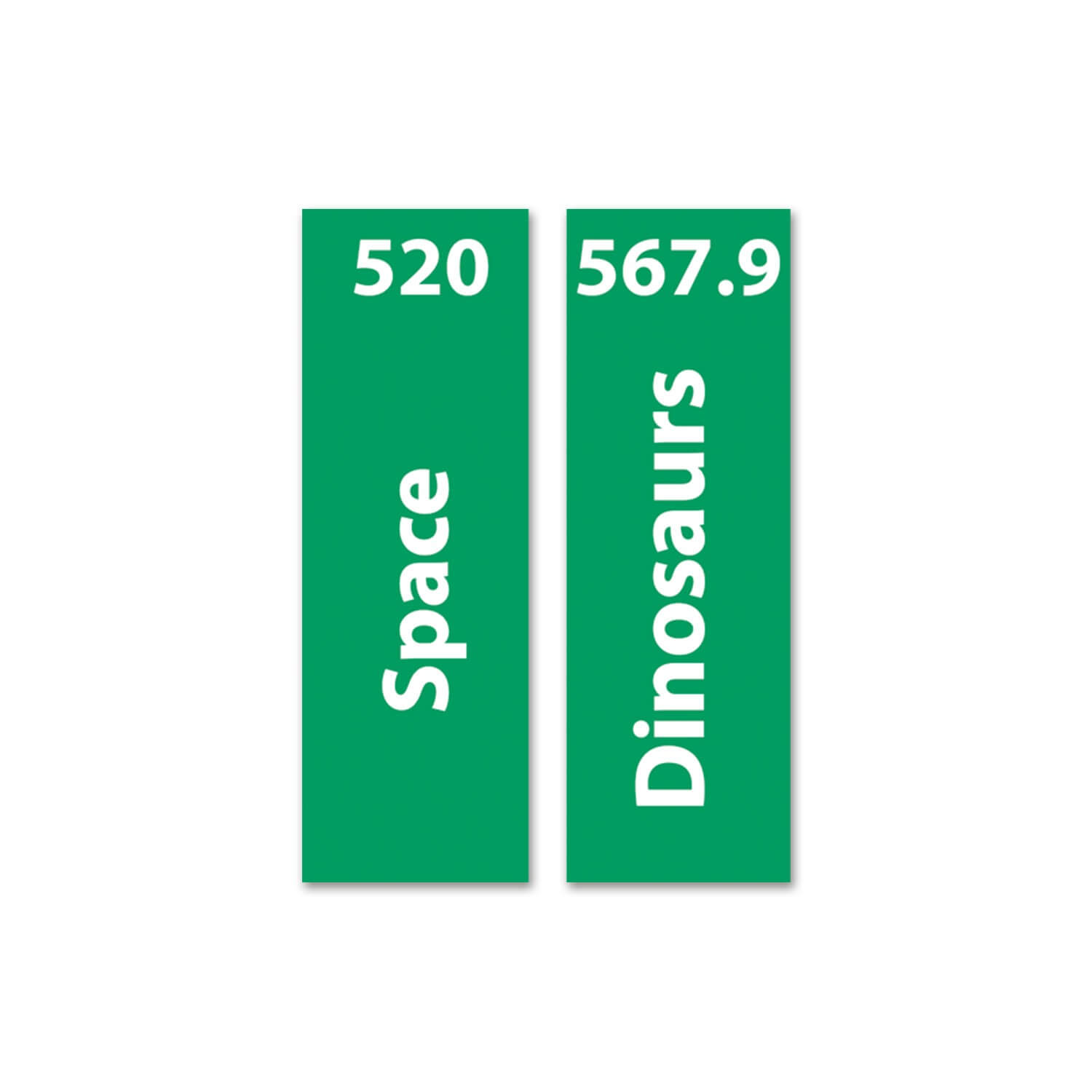 Expanded Non Fiction Vinyl Signs Set 1 Design 1