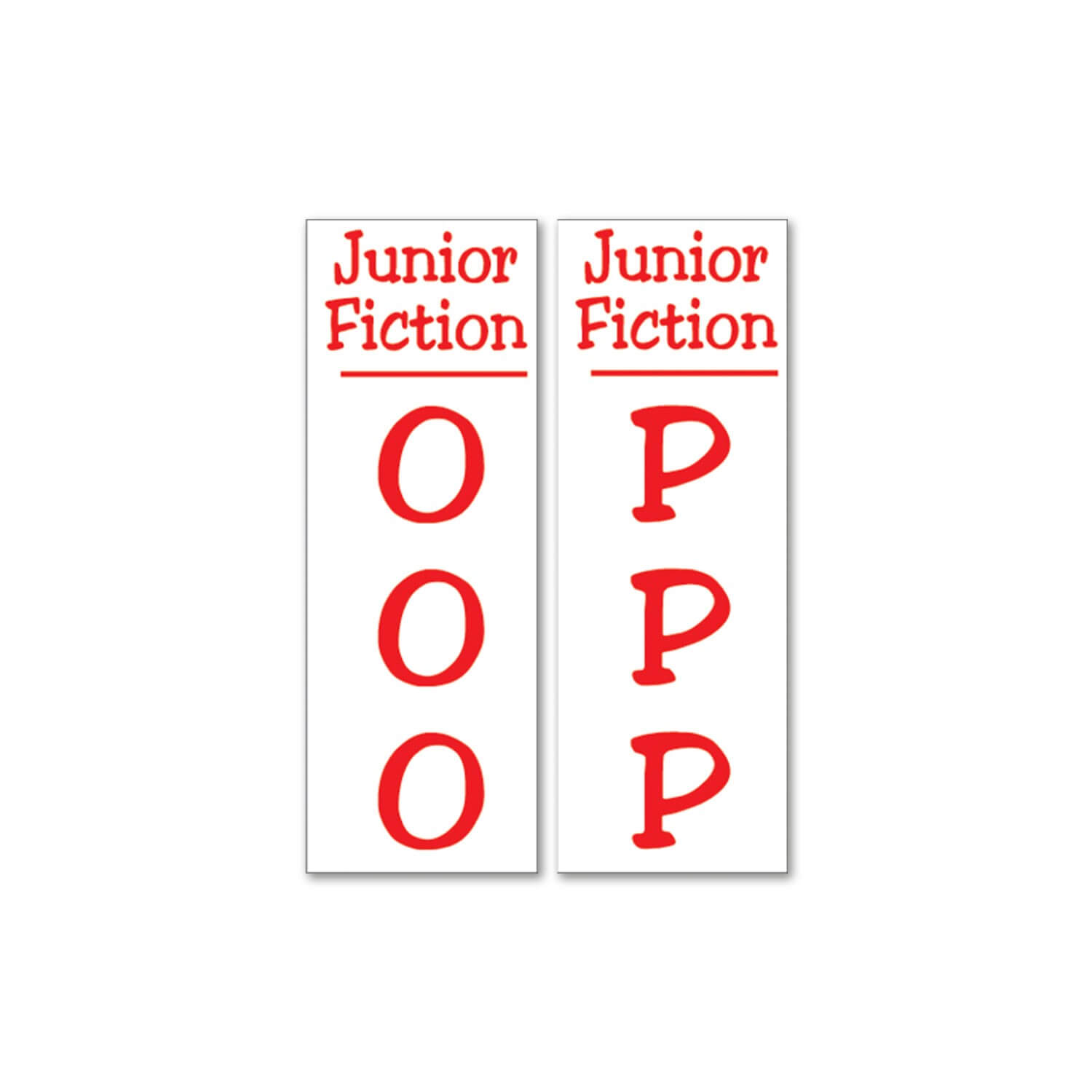 Junior Fiction Vinyl Signs Design 2