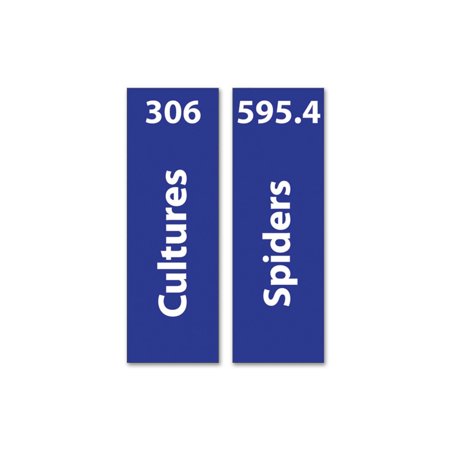 Expanded Non Fiction Vinyl Signs Set 3 Design 1