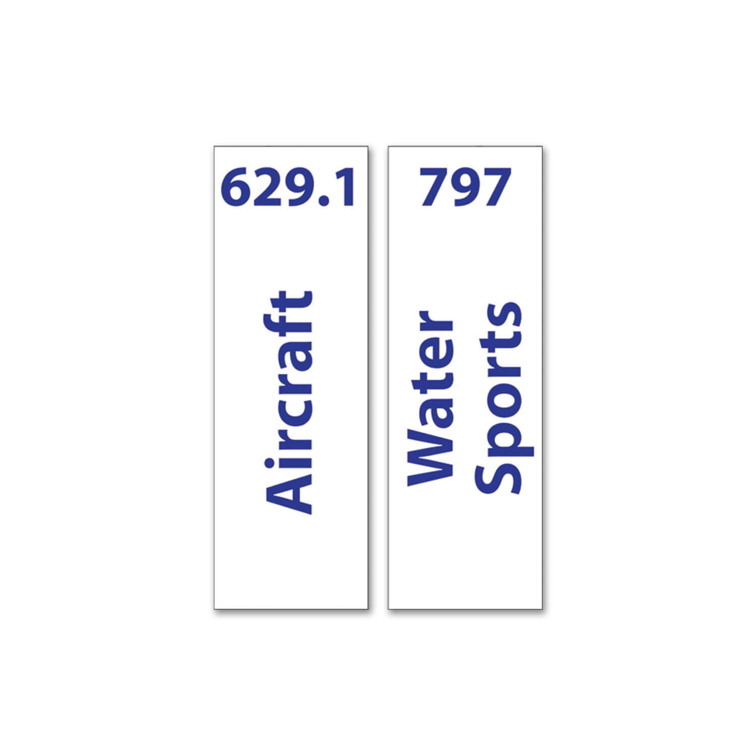 Expanded Non Fiction Vinyl Signs Set 3 Design 2