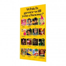 Choosing Your Genre Indoor Banner 720mm x 1440mm