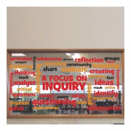 Focus On Inquiry Vinyl Lettering