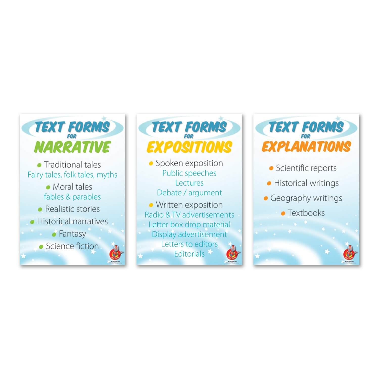 Text Type Forms Posters - A4