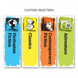 Senior Genre Sticky Back Signs (Custom Selection)