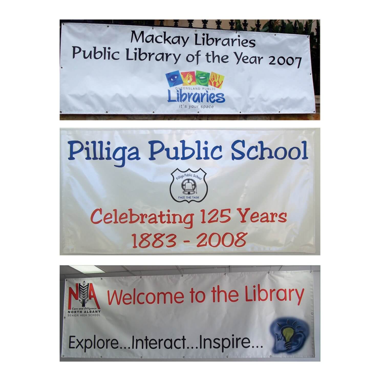 Custom Printed Vinyl Indoor Banner
