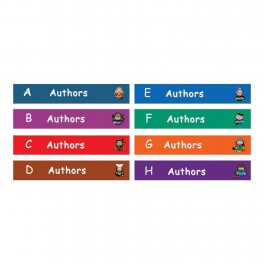 Fiction Shelf Label Set