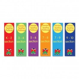 Premier's Reading Challenge Shelf Dividers