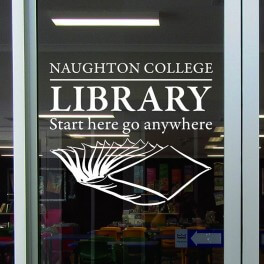 Your School Library Vinyl Lettering