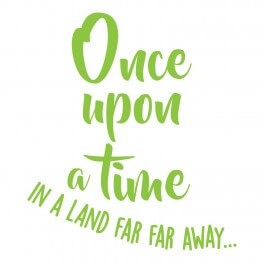 Once Upon A Time Vinyl Lettering