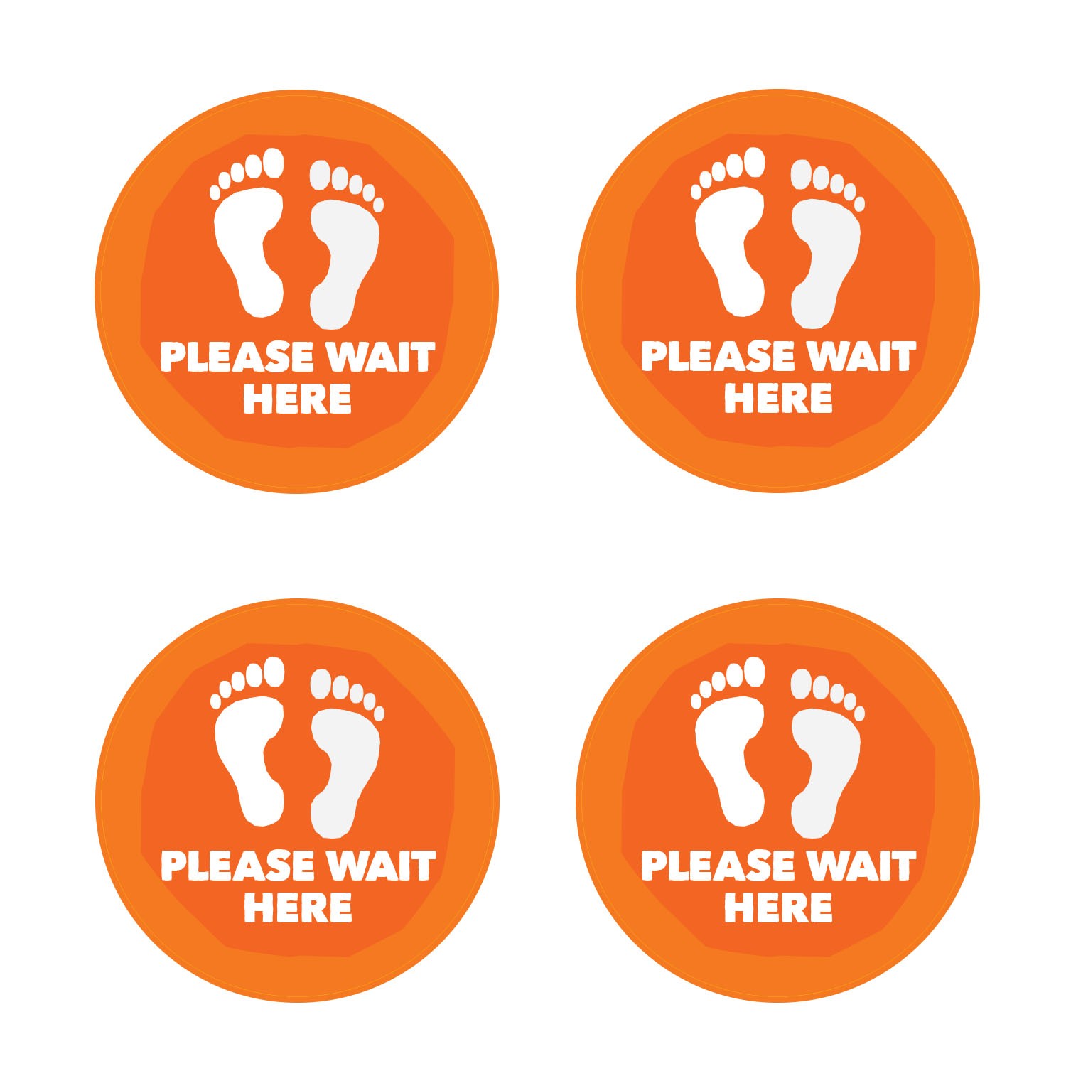 Please Wait Here Wall Graphics