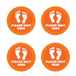 Please Wait Here Wall Graphics