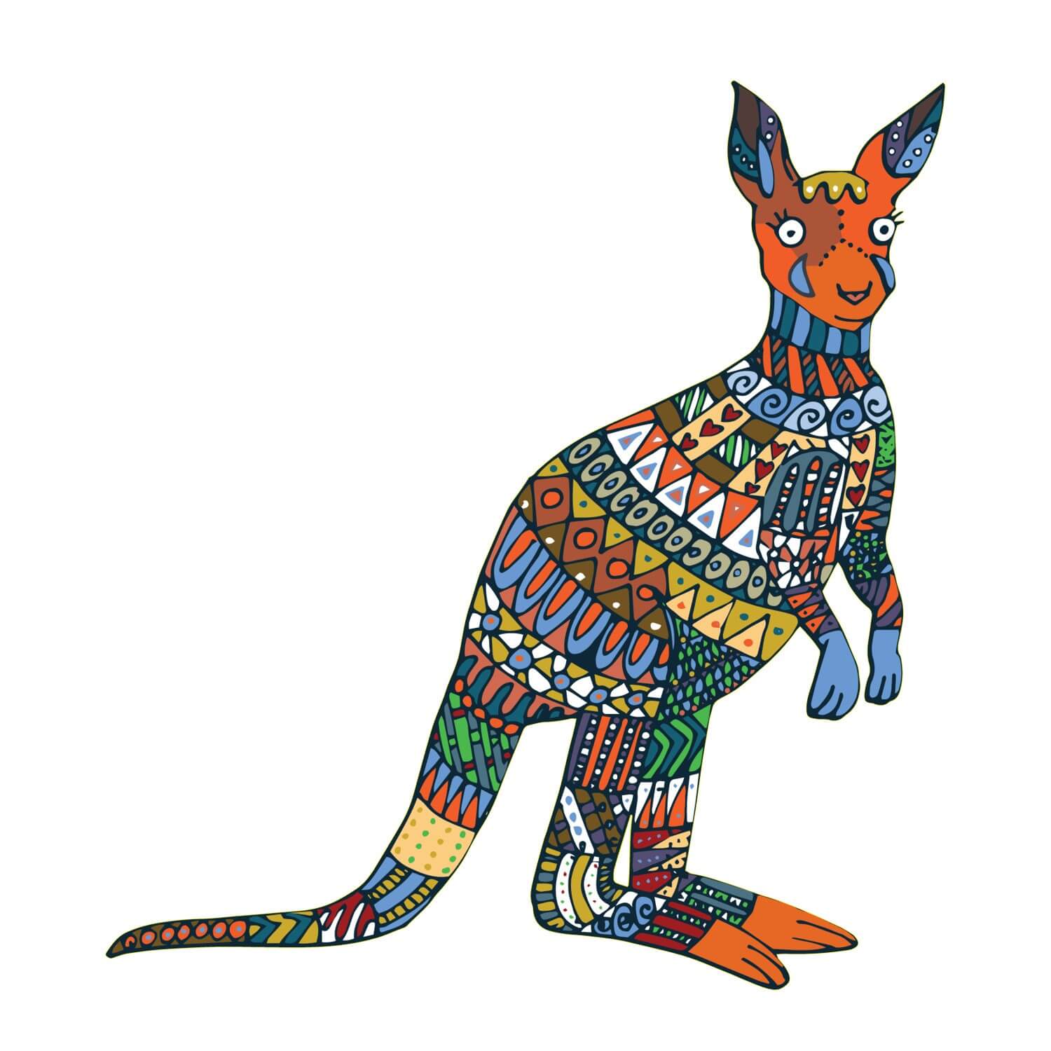 Australian Animals Wall Graphic (5-pack)