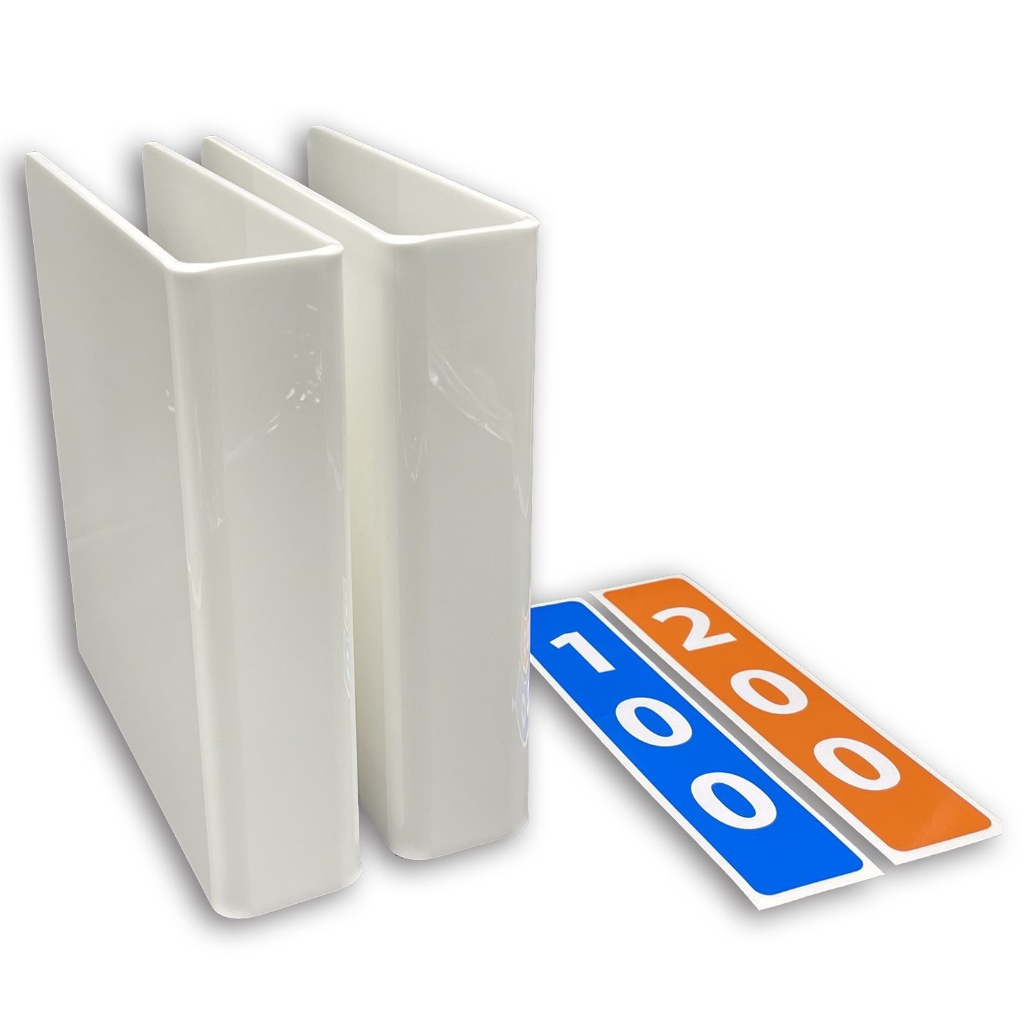 Slimline Shelf Divider Starter Pack Lexiles 200mm