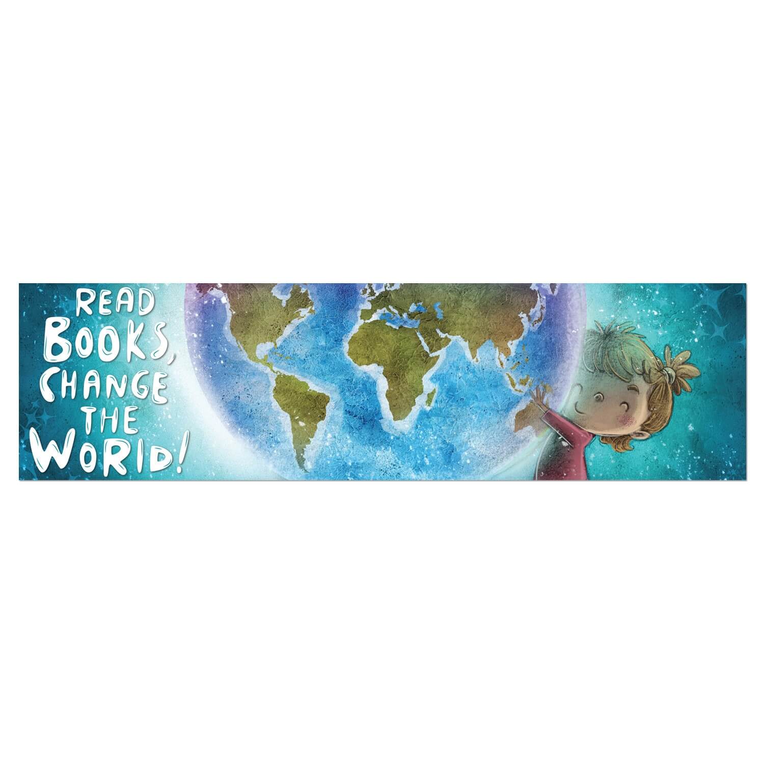 Change the World Wall Graphic Mural (Removable)