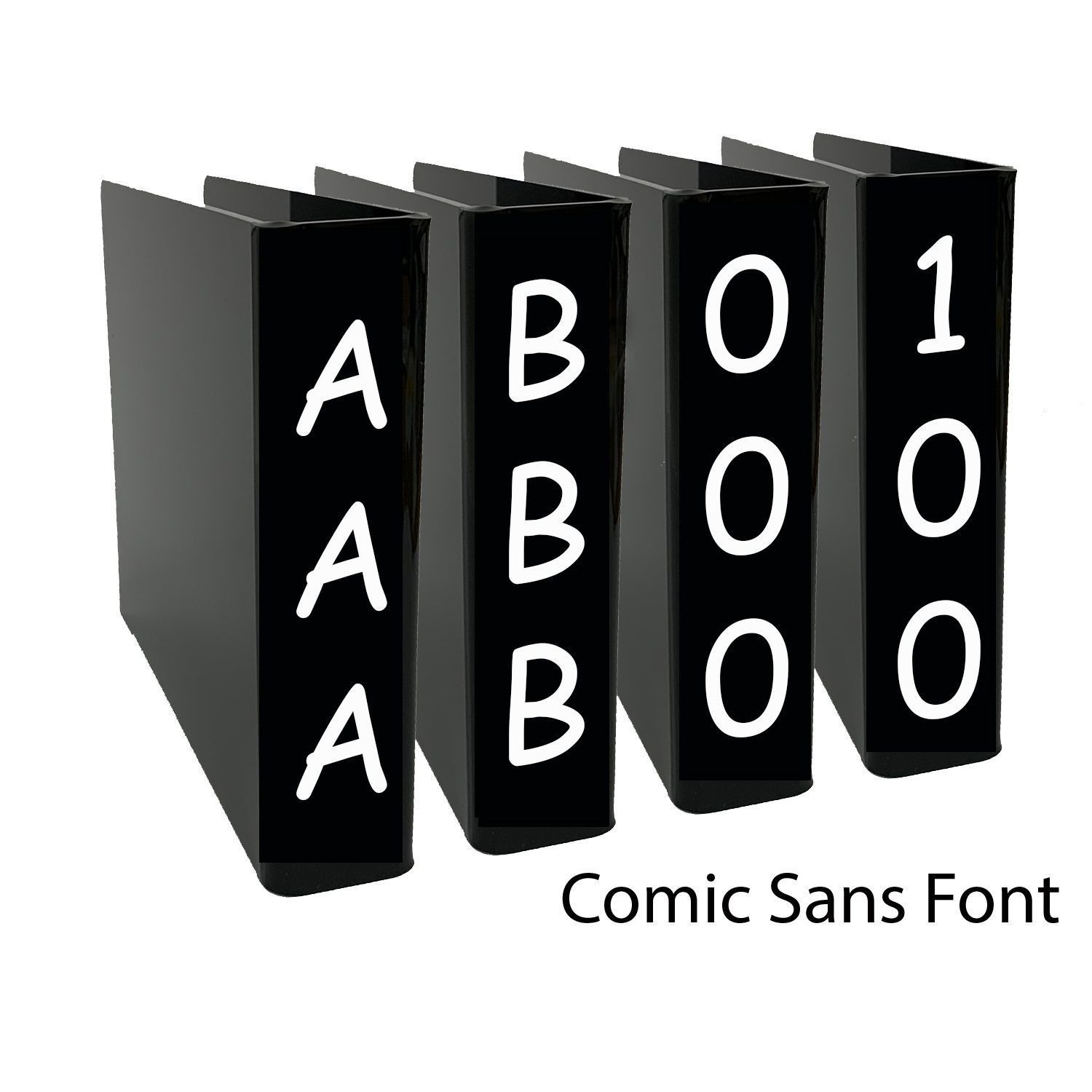 Fiction and Non Fiction Slimline Starter Pack 200mm (Black Divider)