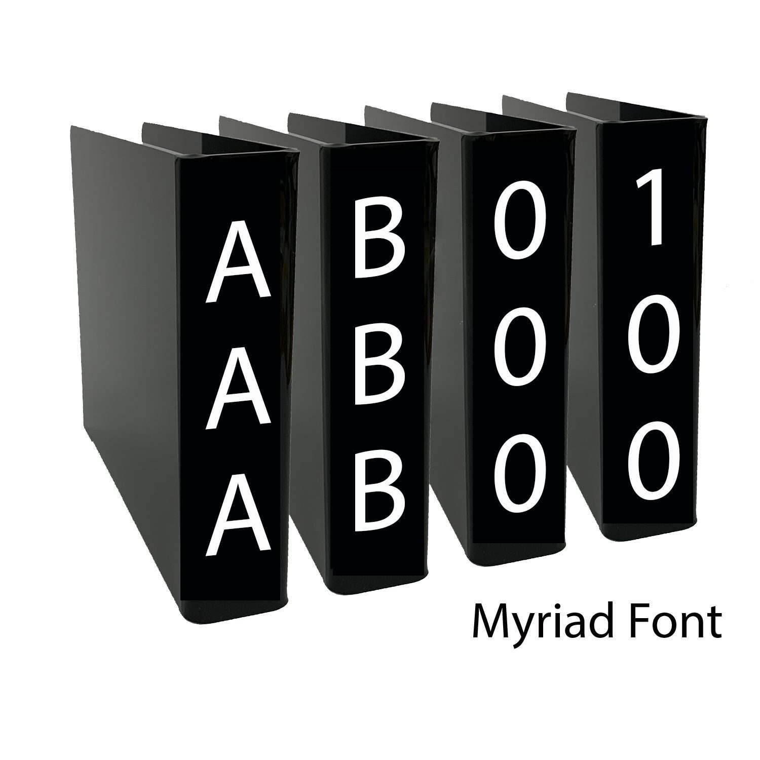 Fiction and Non Fiction Slimline Starter Pack 200mm (Black Divider)