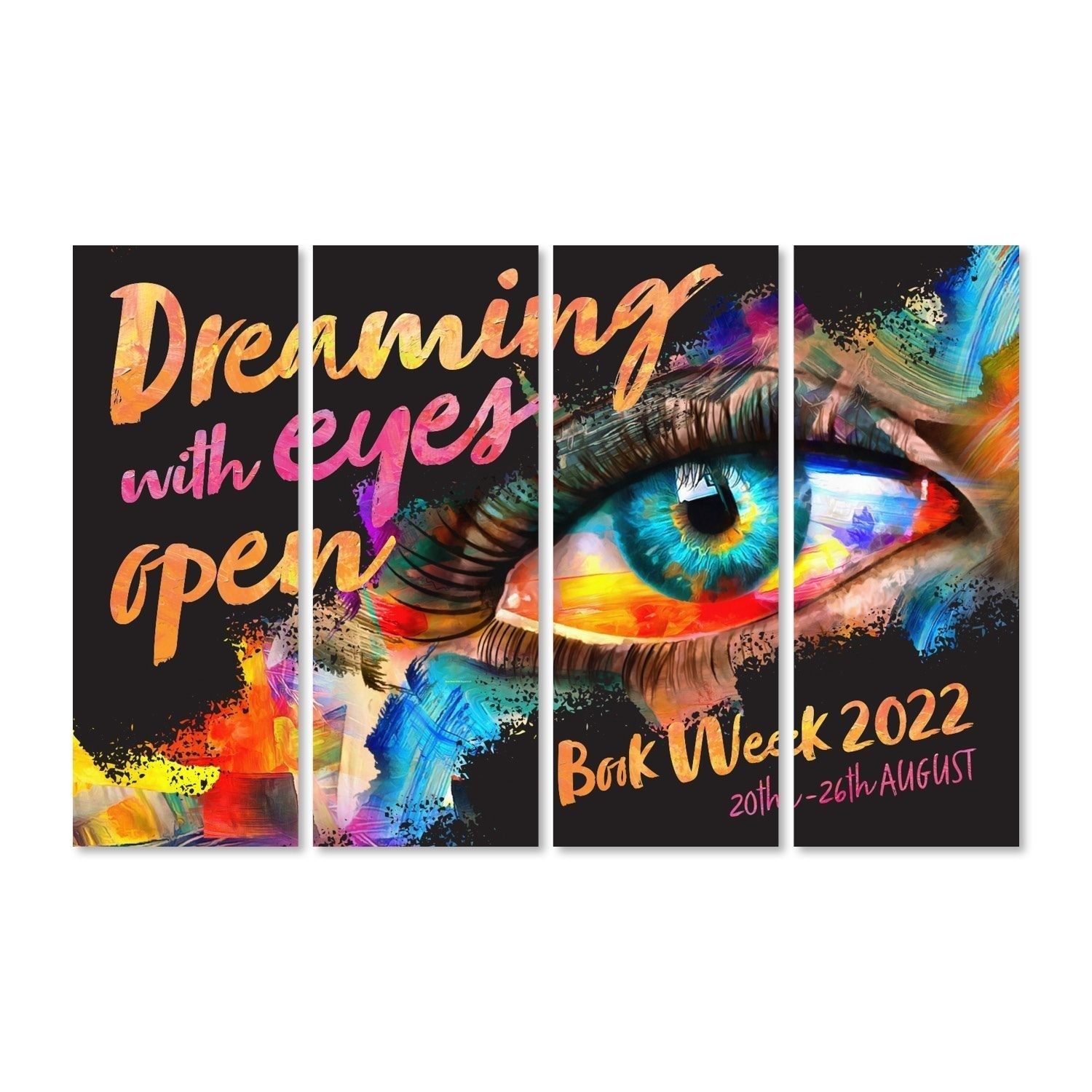 Dreaming with Eyes Wide Open (Abstract) Wall Graphic Mural