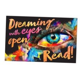 Dreaming with Eyes Wide Open (Abstract) Wall Graphic Mural