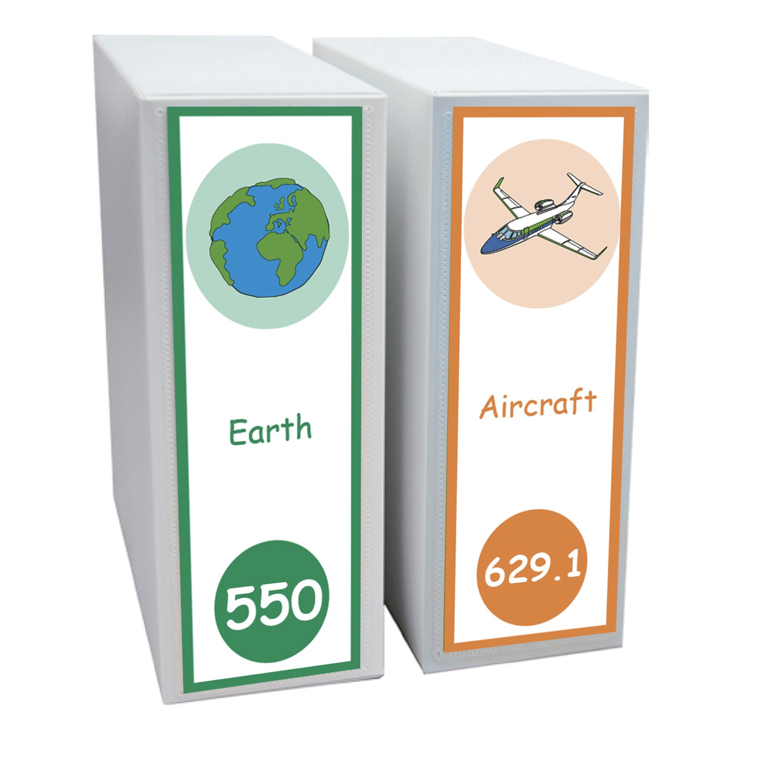 Expanded Non Fiction Shelf Divider Pack Set 3 250mm