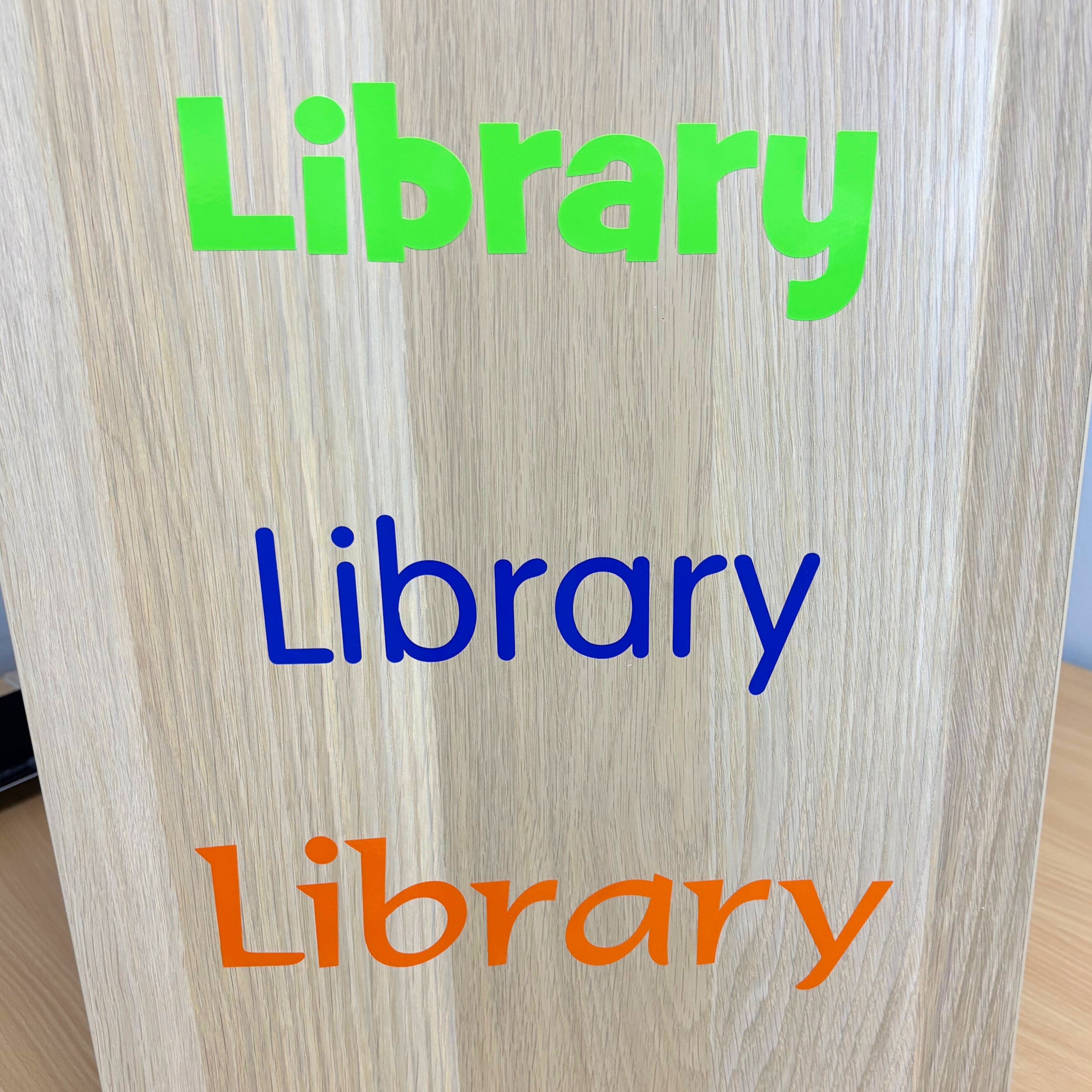 Custom 75mm (h) Vinyl Letters