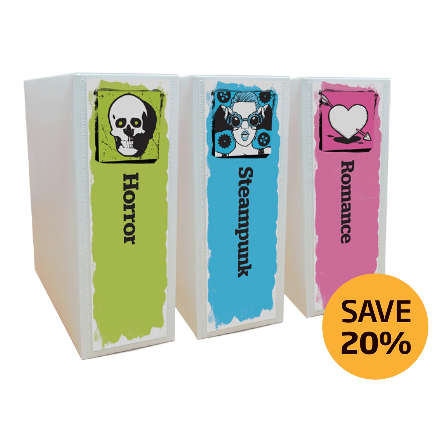 Senior Genre Shelf Divider Starter Pack 250mm