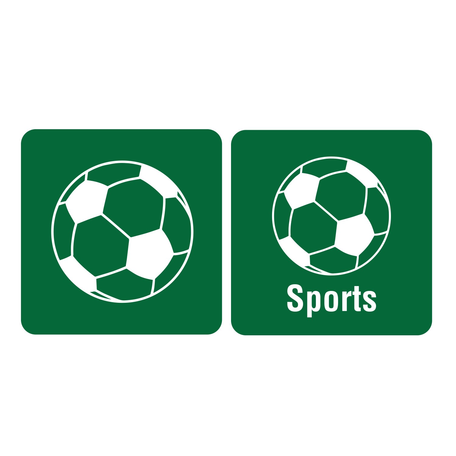 100 Icon Sports Spine Labels