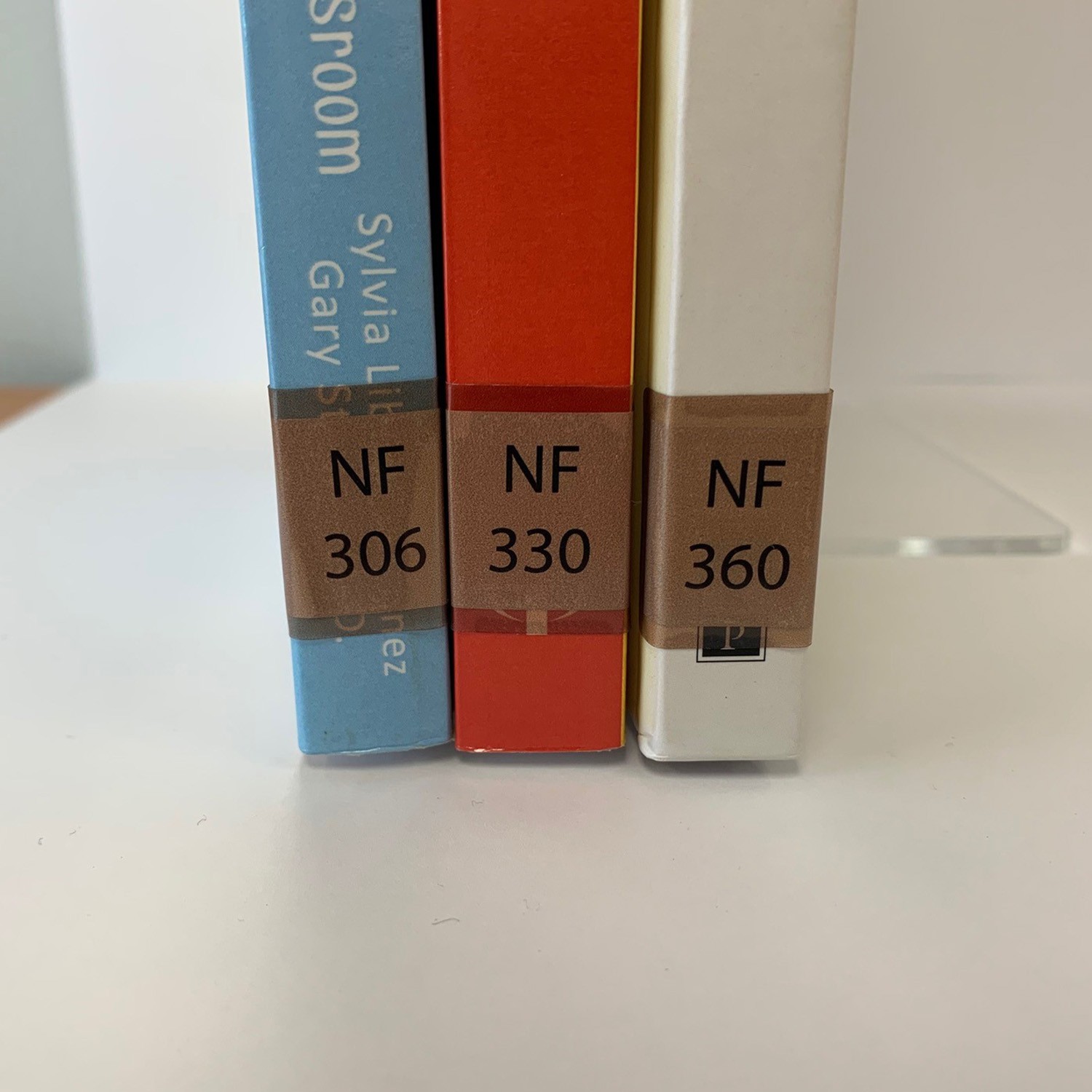 100 Tinted Brown Label Protectors