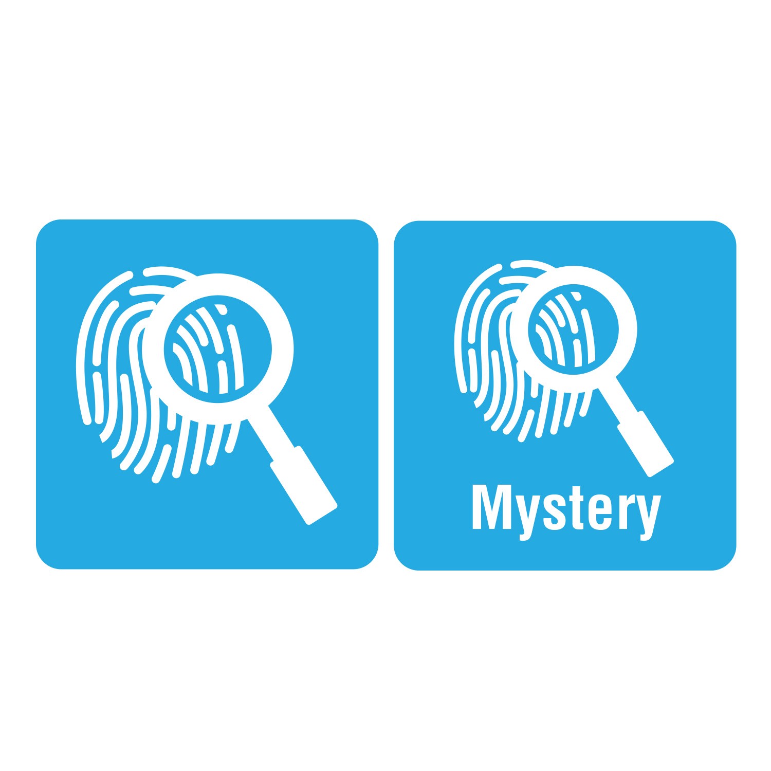 100 Icon Mystery Spine Labels