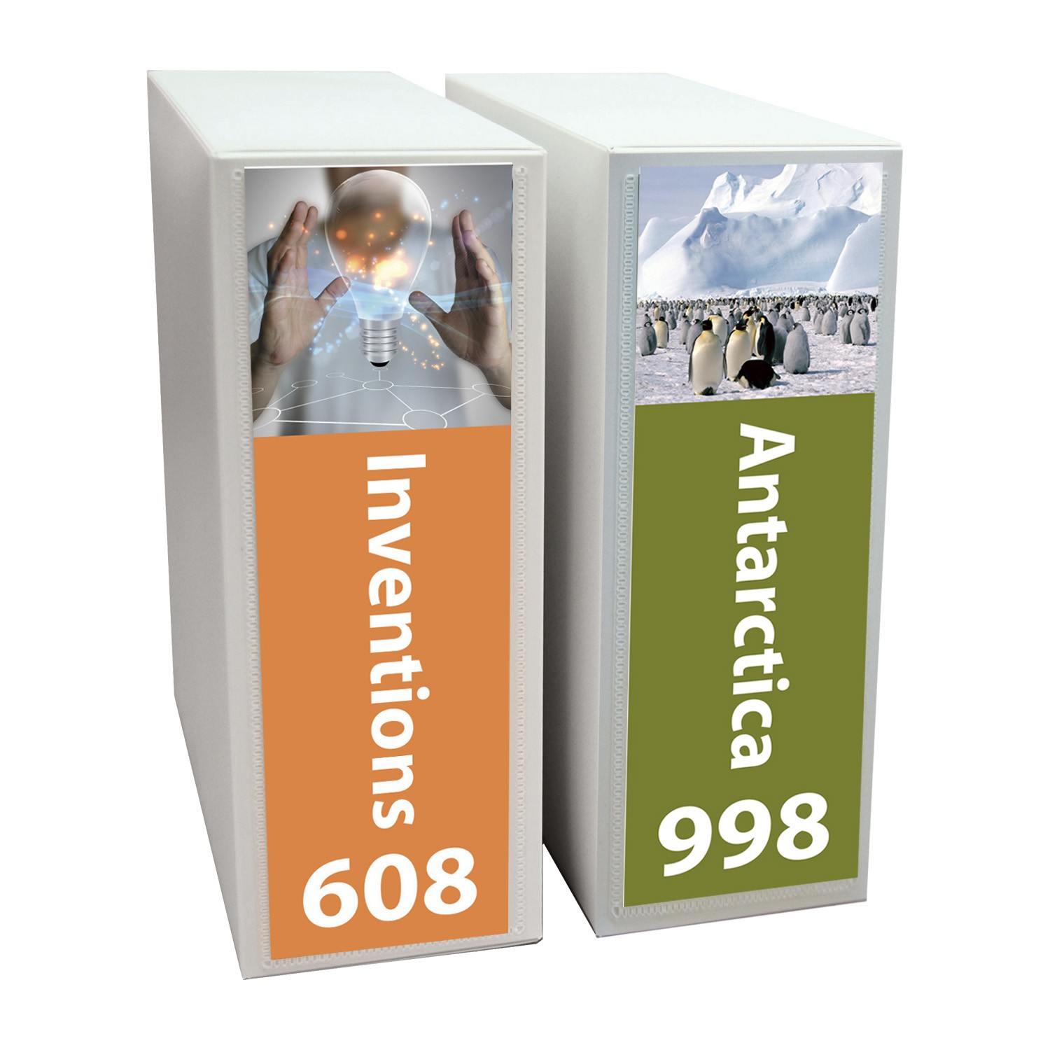 Senior Expanded Non Fiction Shelf Divider Pack Set 2 200mm