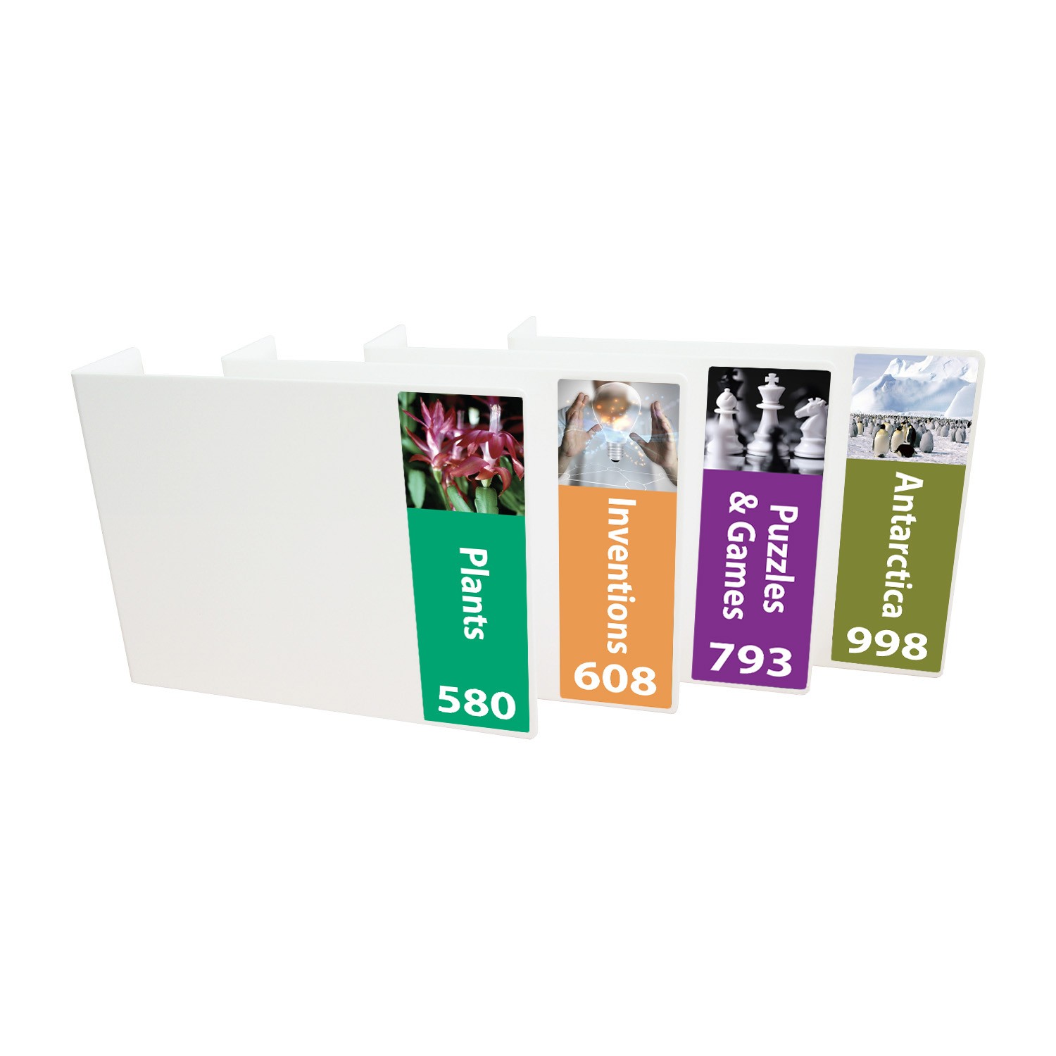 Senior Expanded Non Fiction Acrylic Collection Divider Pack Set 2 (double-sided)