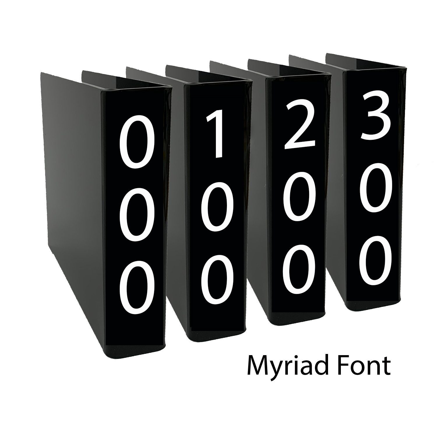 Non Fiction Slimline Divider Starter Pack (Black)