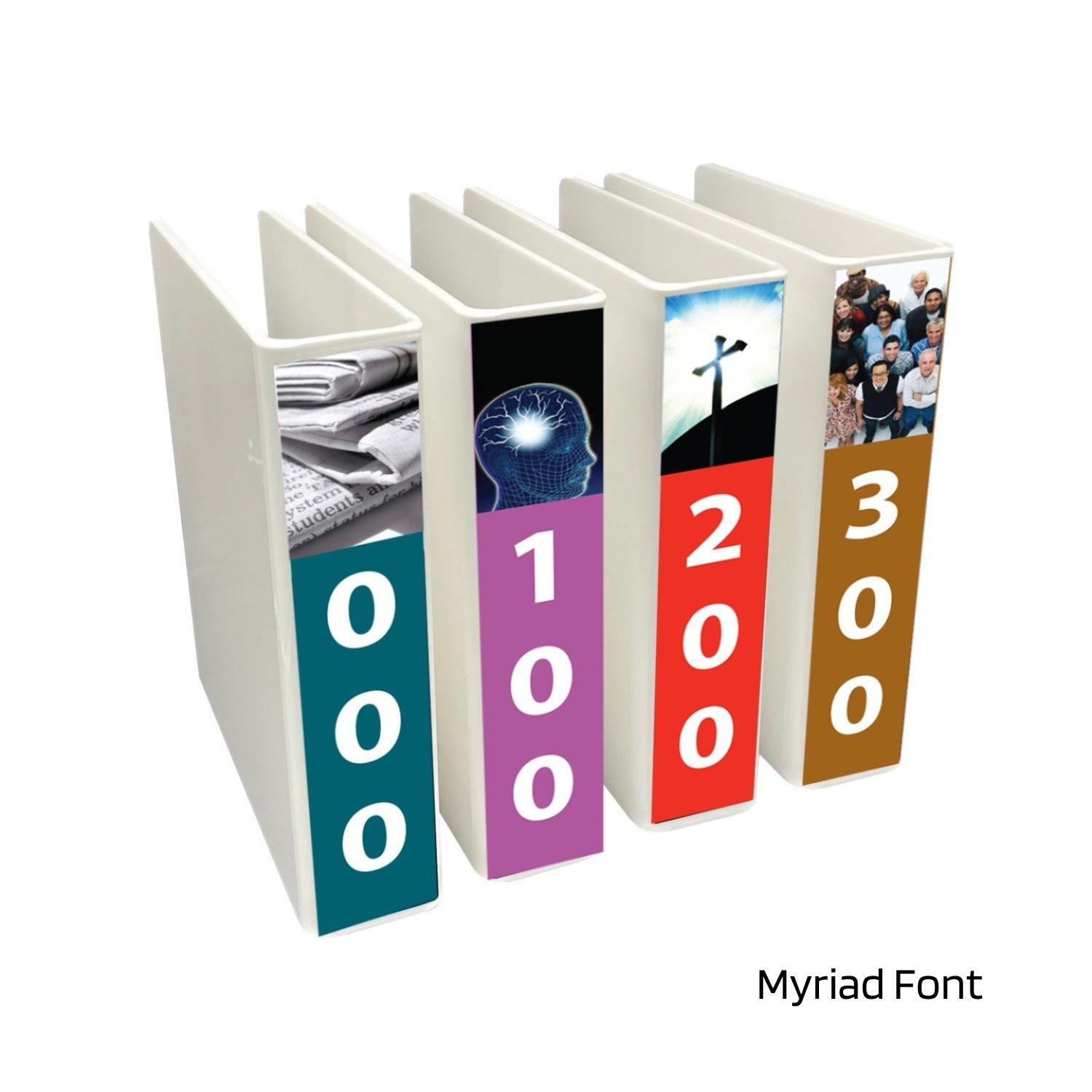 Basic Non Fiction (Design 4) Slimline Divider Starter Pack