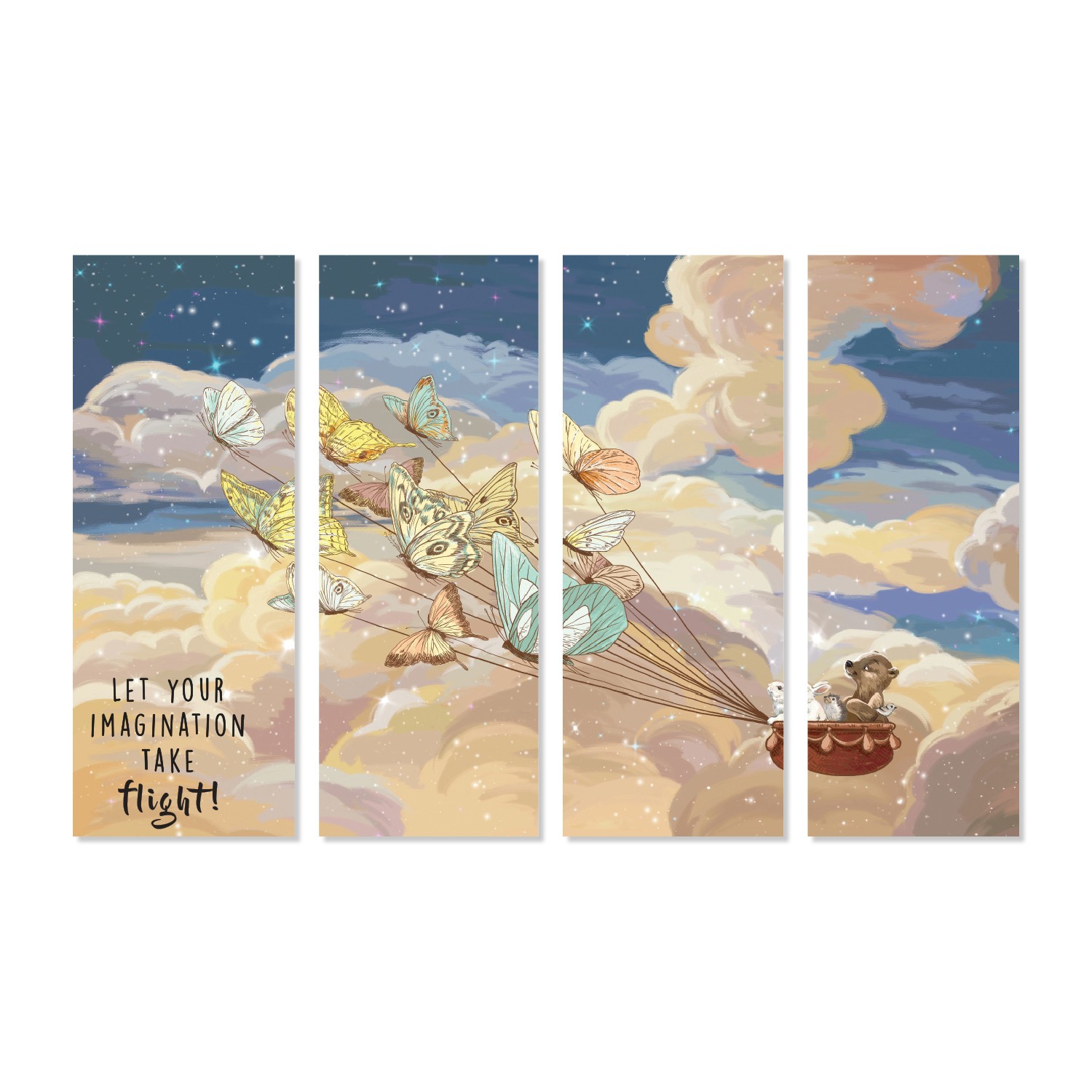 Let Your Imagination Fly Wall Graphic Mural