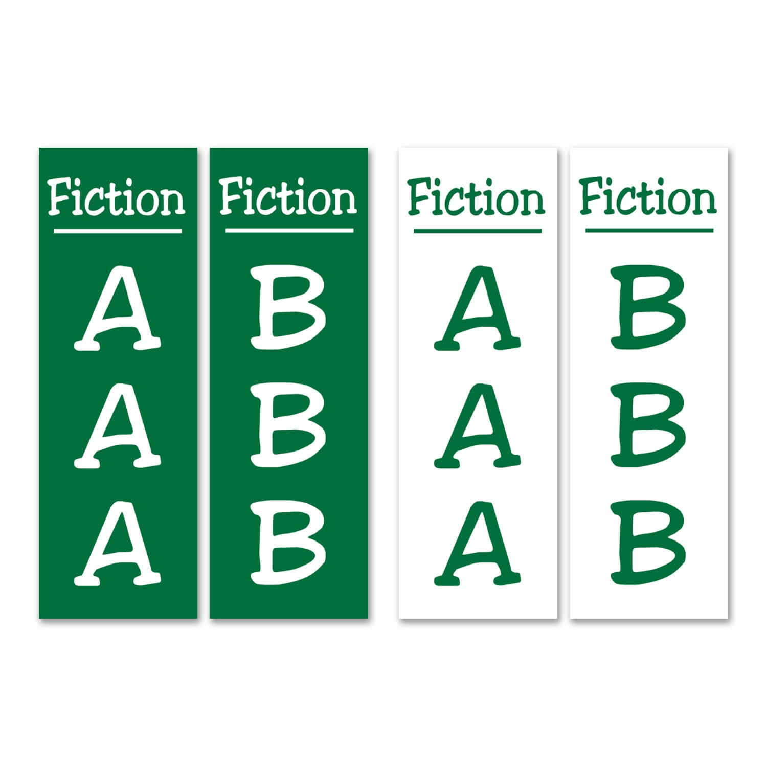 Fiction Sticky Back Signs (Jester) (Single Colour & Colour Coded)