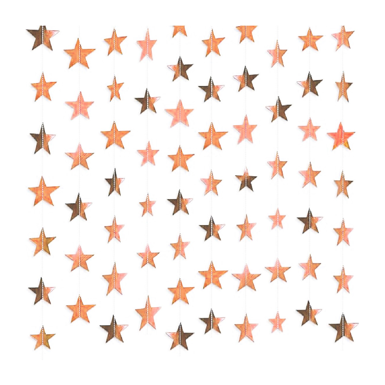 Stars Garland (Pack of Three) (Single Colour)