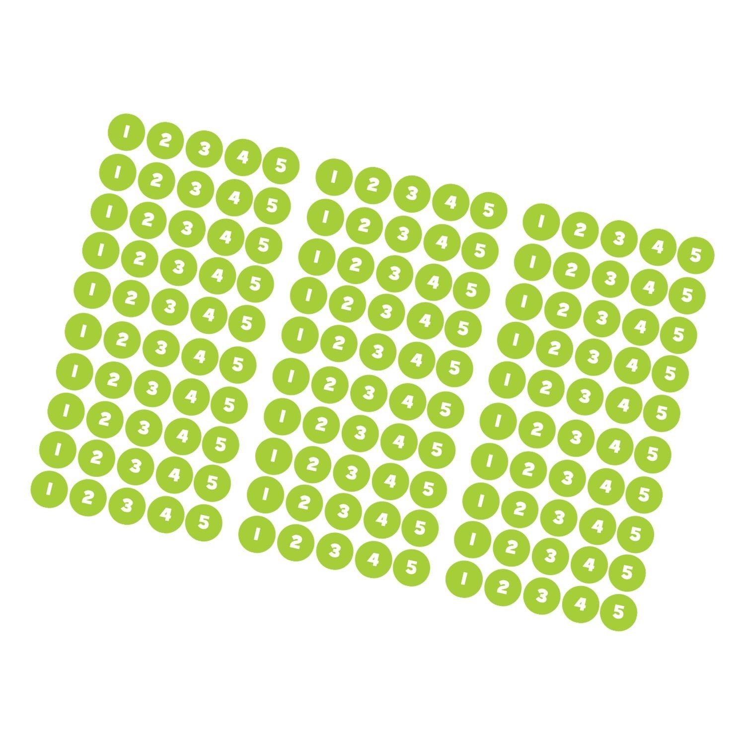 Numbered Spine Labels (1-5) Series