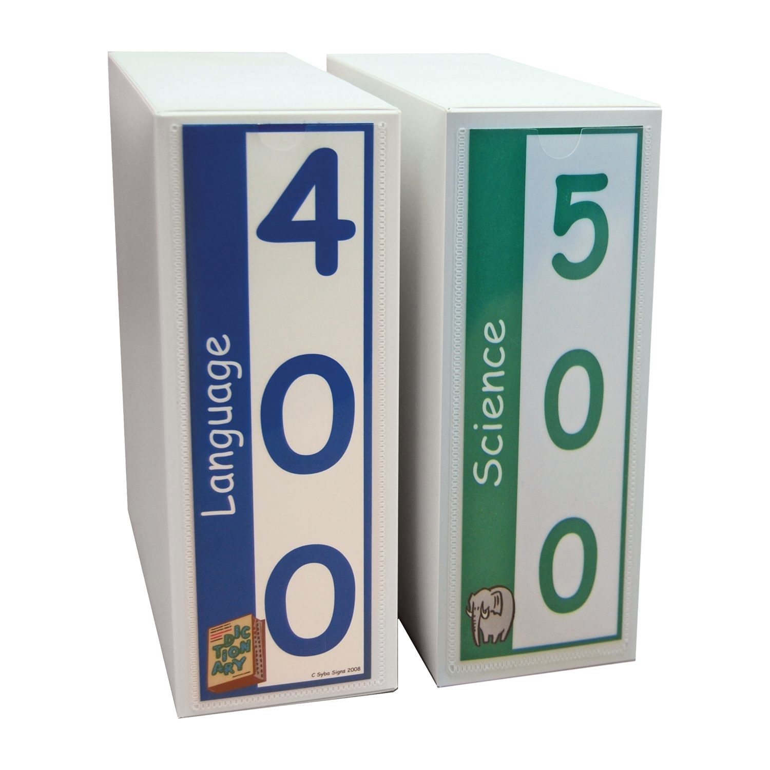 Basic Non Fiction Shelf Divider Starter Pack 250mm