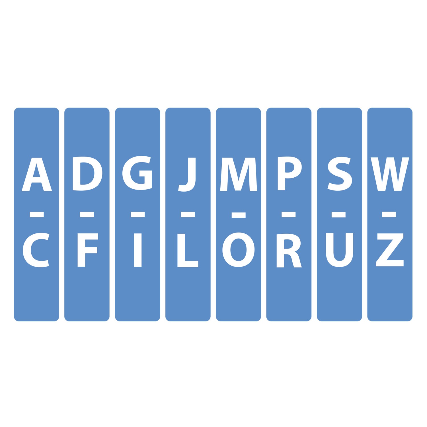 Fiction Combined Slim Sticky Back Signs 250mm (h)