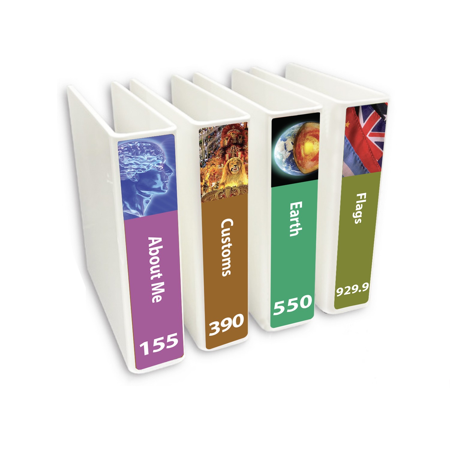 Senior Expanded Non Fiction Slimline Divider Pack Set 3 250mm