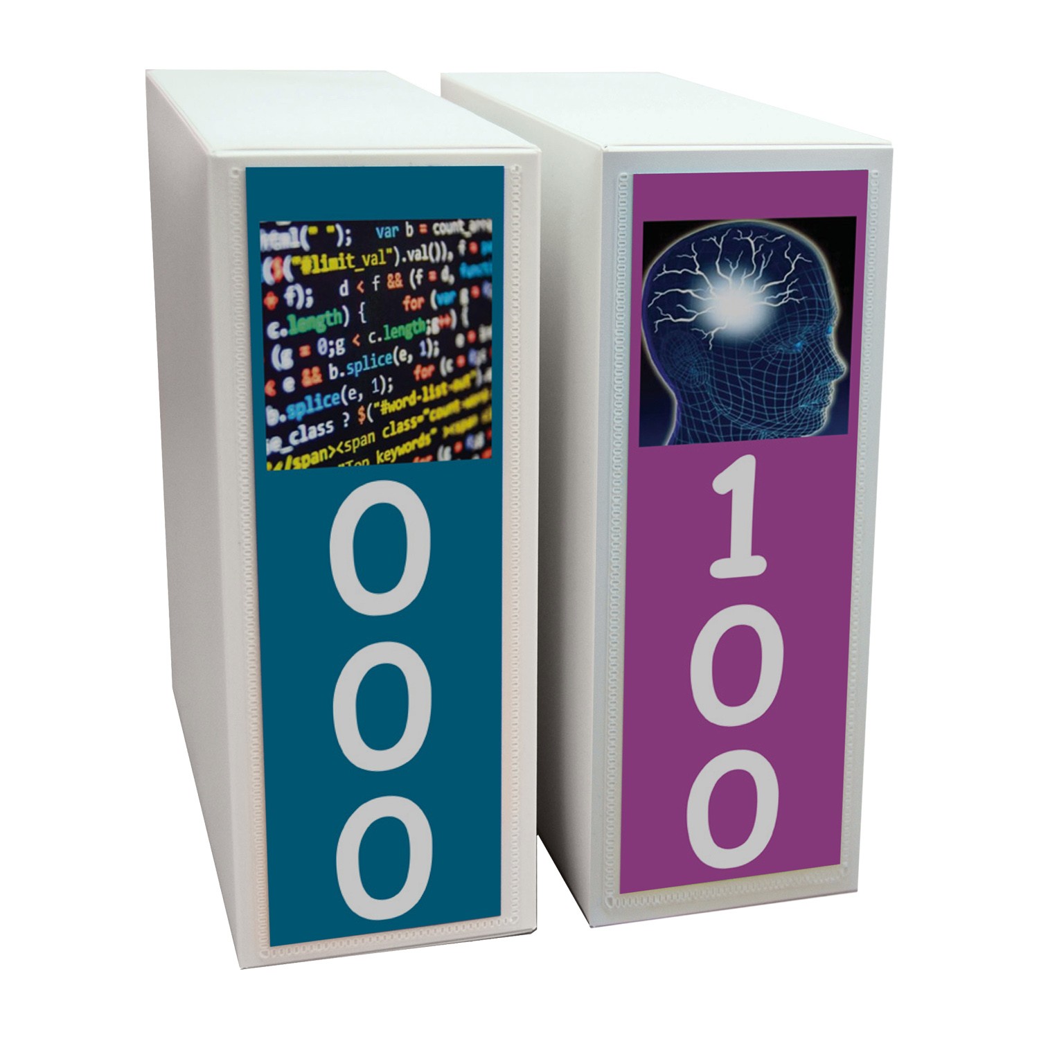 Senior Basic Non Fiction Shelf Divider Starter Pack 250mm (Numbers)