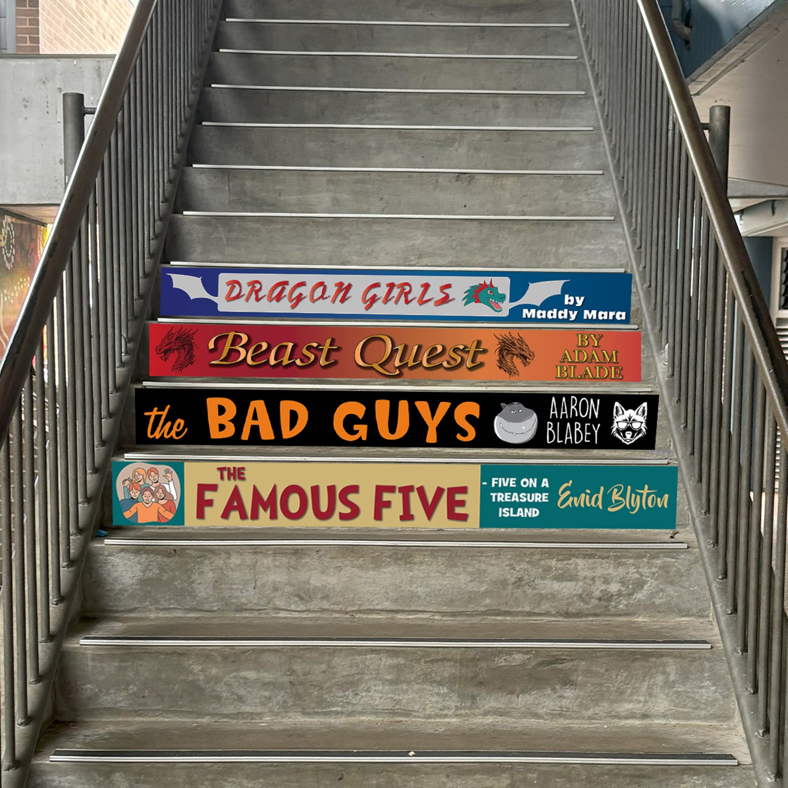 Stair Graphics Set 5 - 1100 x 145mm