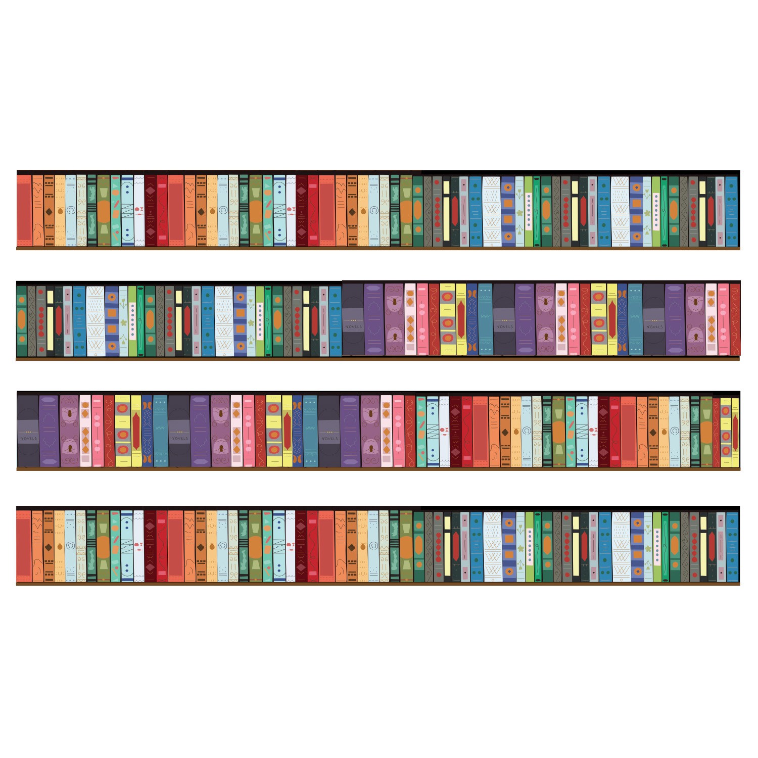 Stair Graphics (Bookcase) Set 2 - 1100 x 145mm