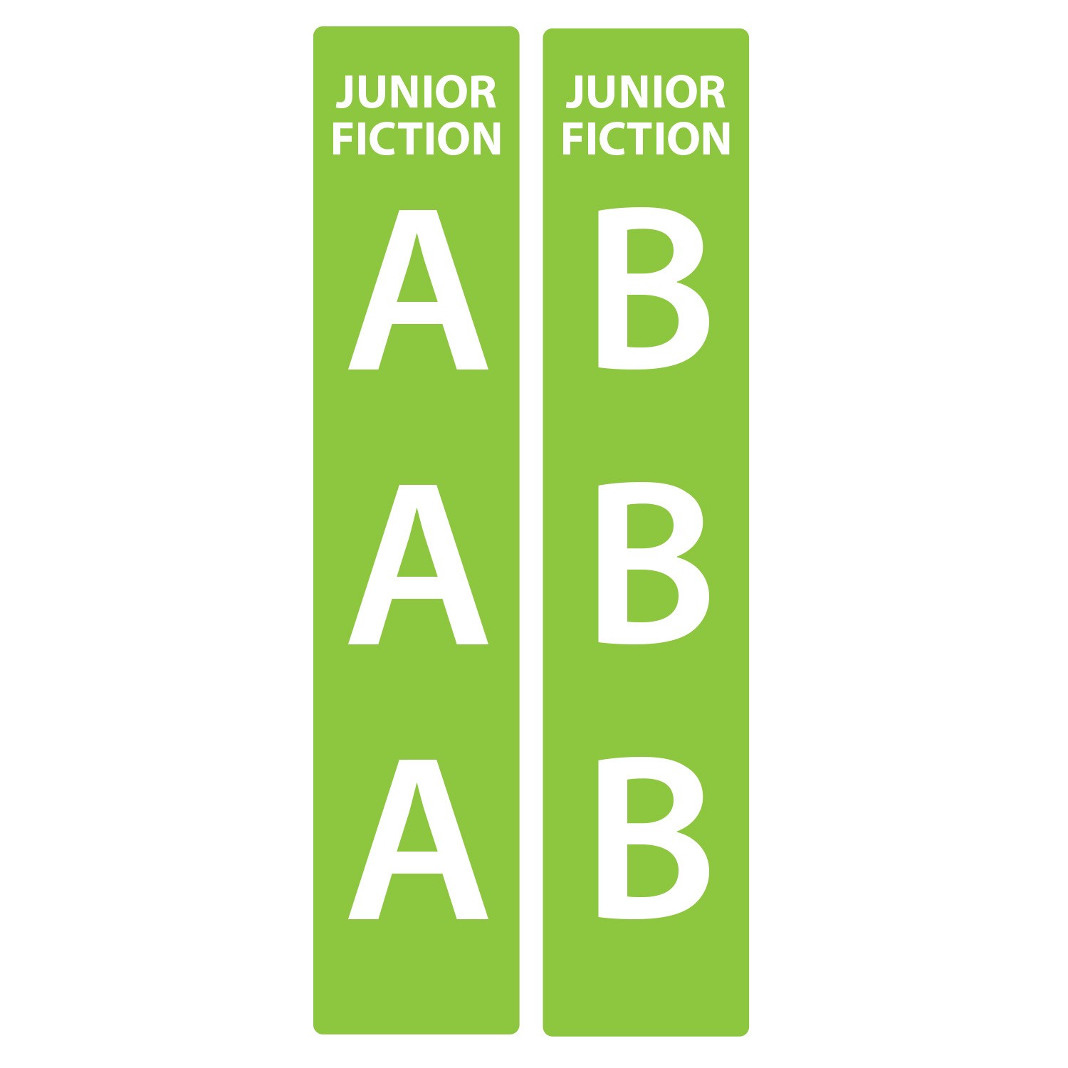 Junior Fiction (Title) Slimline Divider Starter Pack 200mm