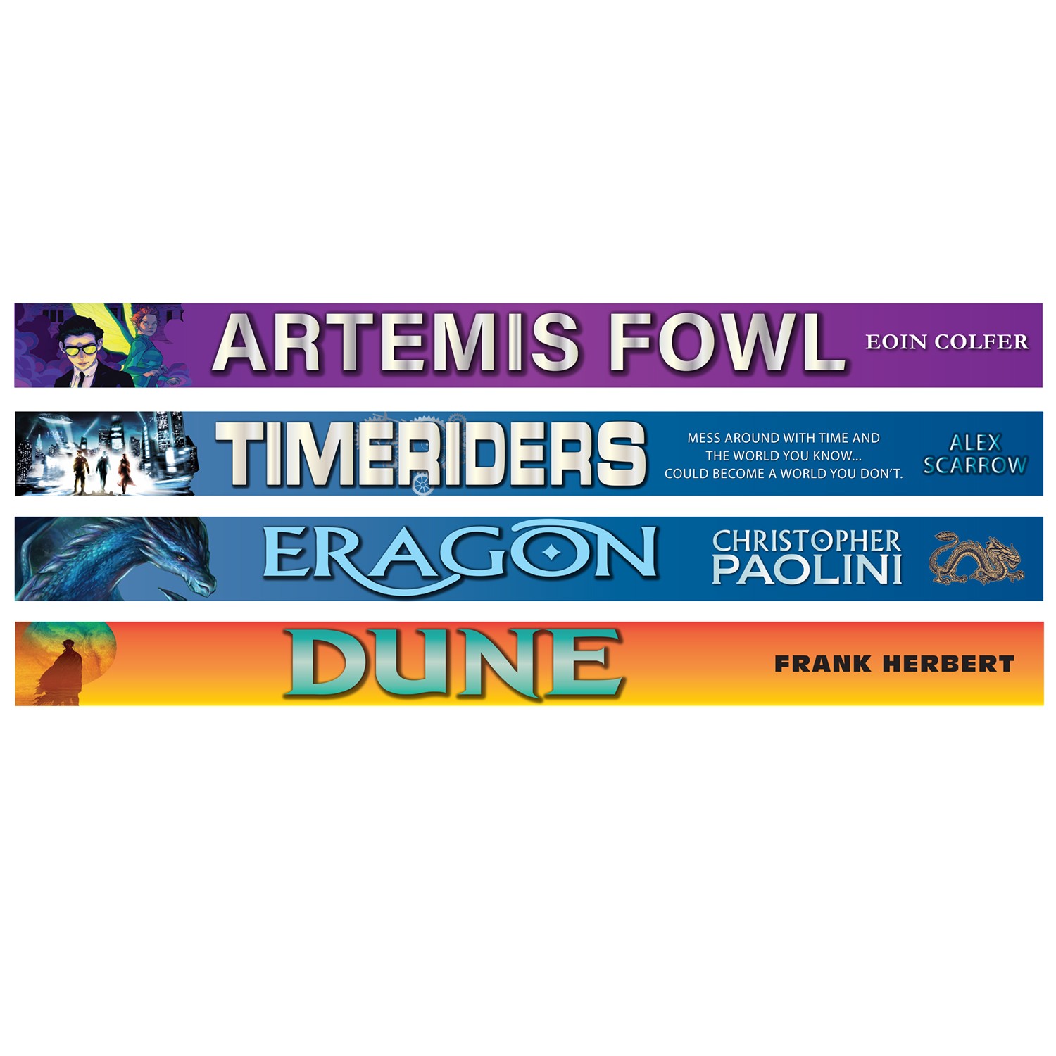 Book Spine Wall Graphics Set 3 (Senior)