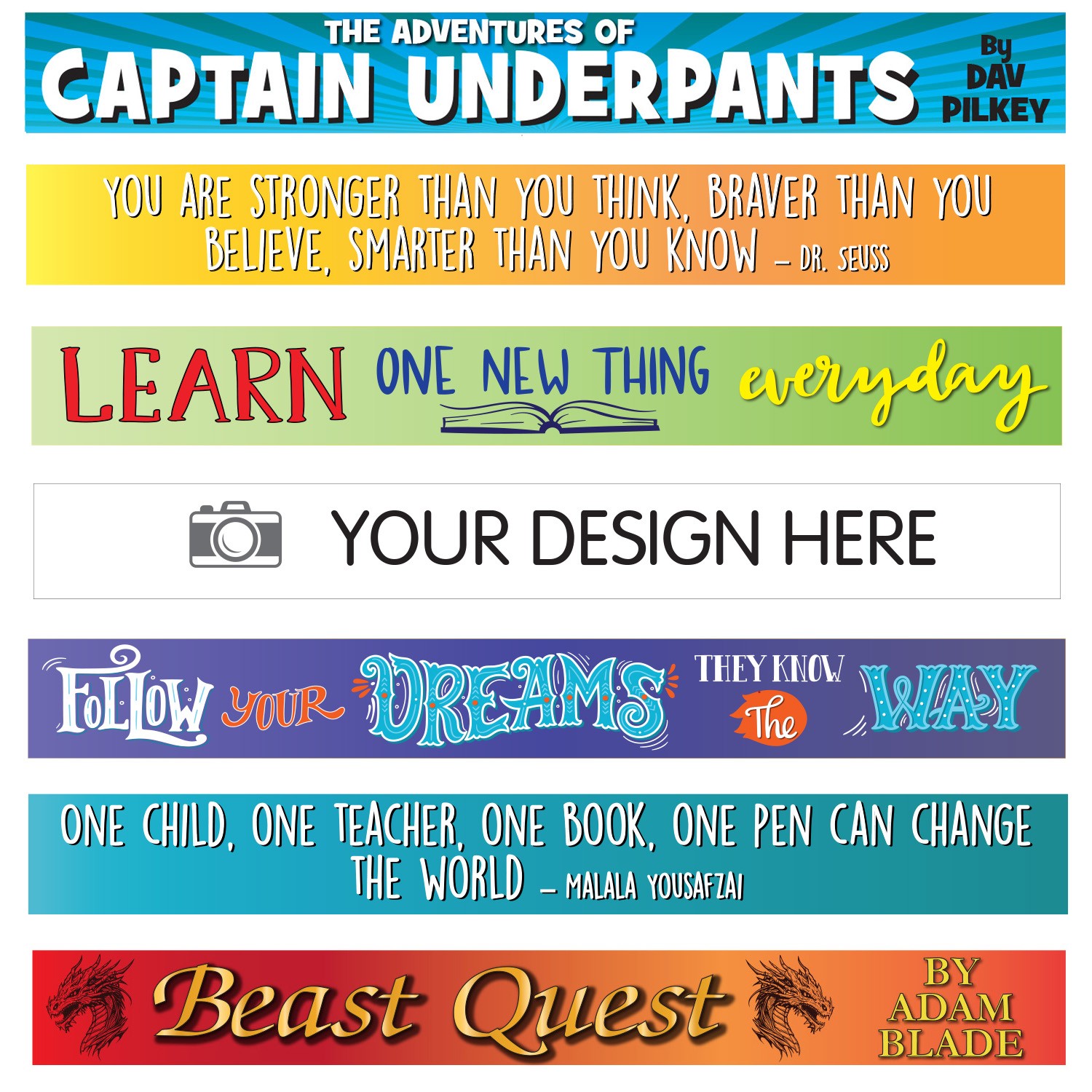 Book Spine Wall Graphics (Custom Design)