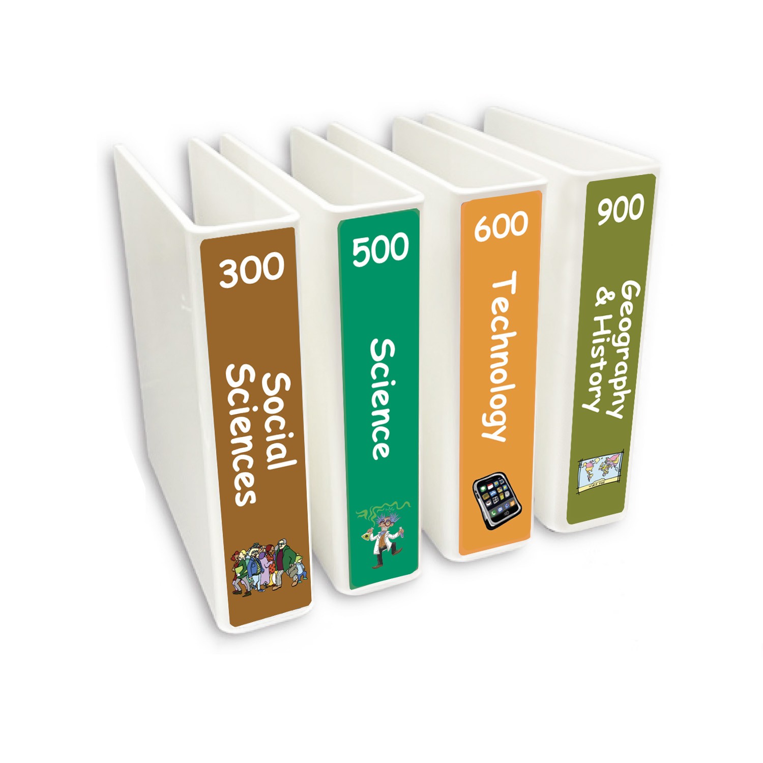 Junior Non Fiction Slimline Divider Starter Pack 250mm