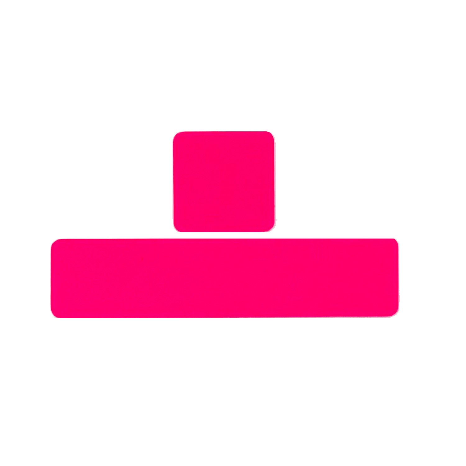 100 Fluoro Pink Spine Labels