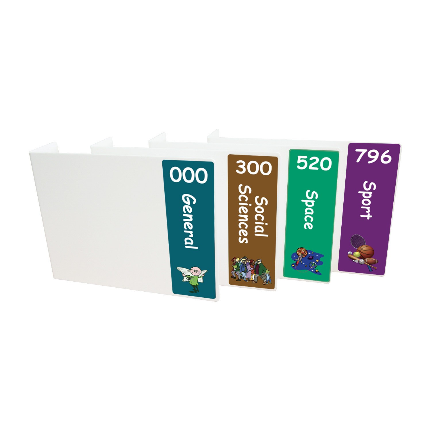 Junior Expanded Non Fiction Acrylic Collection Divider Starter Pack